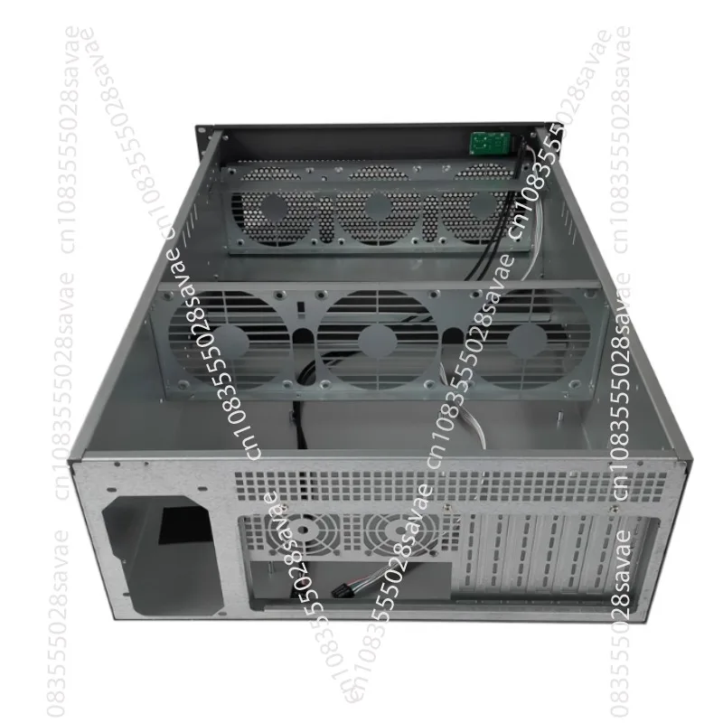 4U Multi-Graphics Card Chassis 6/8 Graphics Card  Room Rack Server Industrial Control Computer Violent Fan