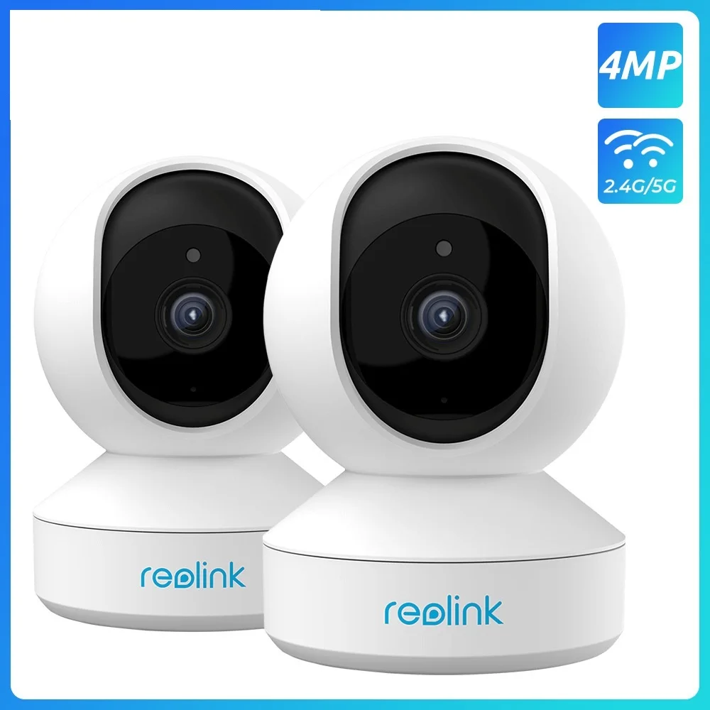 AAA+ 4MP Baby Monitor Pan/Tilt WiFi Camera 2.4G/5G 4MP Full HD WiFi Video Camera Indoor Home Security IP Camera E1 Pro