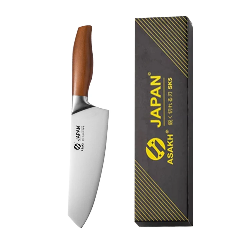 NONE Profession elle japanische Küchenmesser Set Edelstahl Fischfilet Fleisch beil Kochmesser Schneiden Santoku Messer Koch werkzeuge 7
