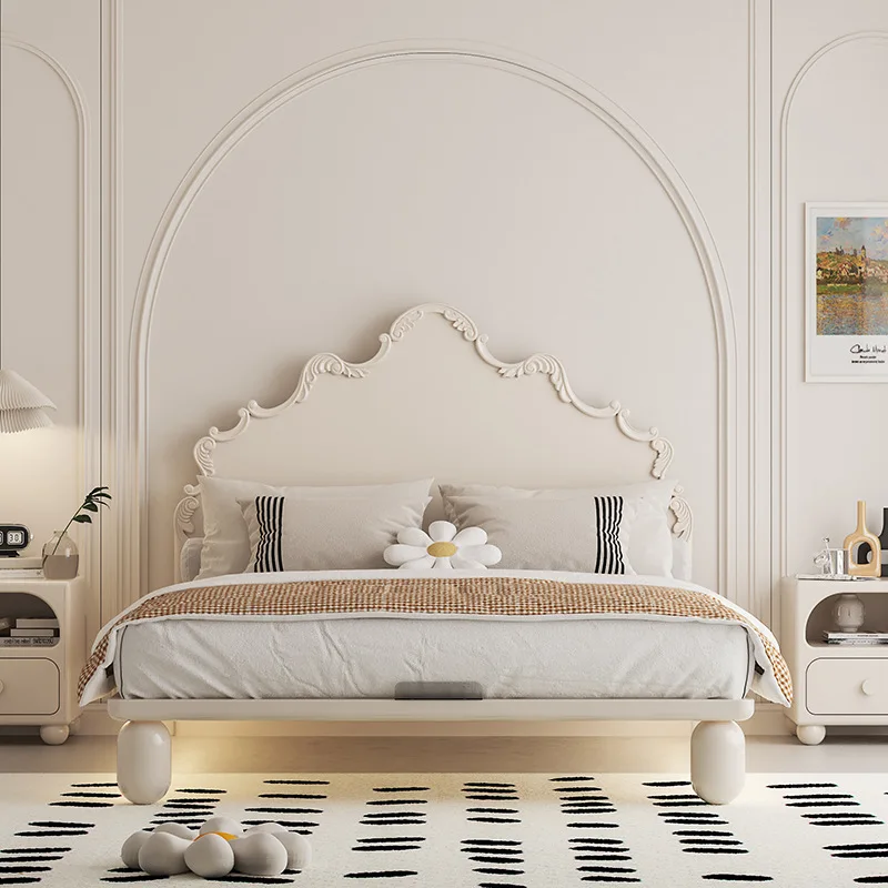 Children's Furniture French bed Girl bedroom Princess bed small Household solid Wood Children's bed Girl's single cot