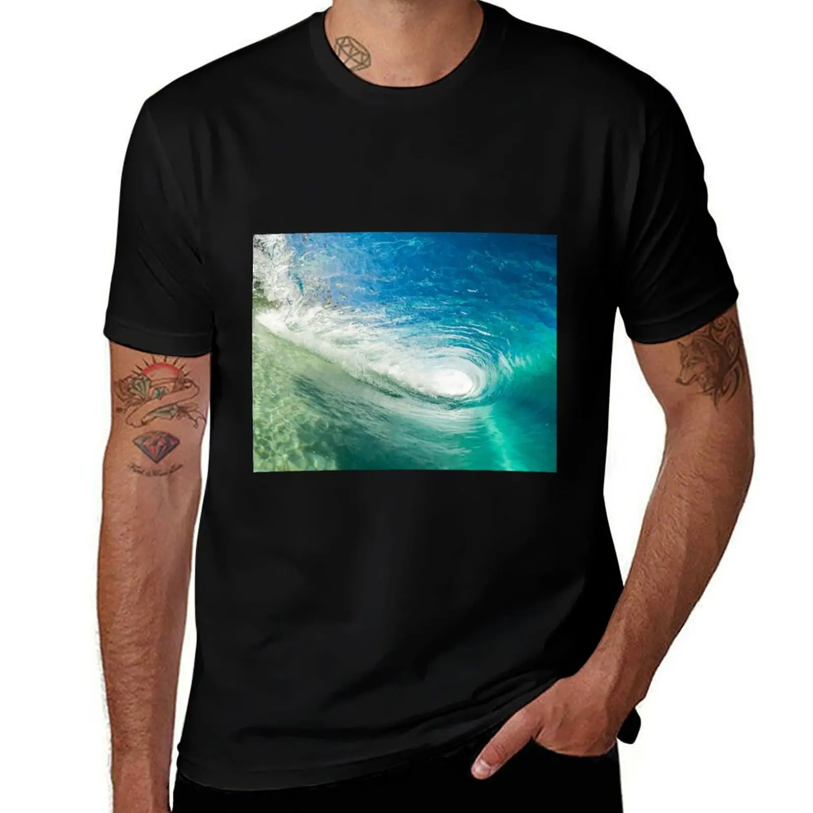 Wave Mandala - inside the barrel T-Shirt Big and Tall Loose Fit T-Shirt