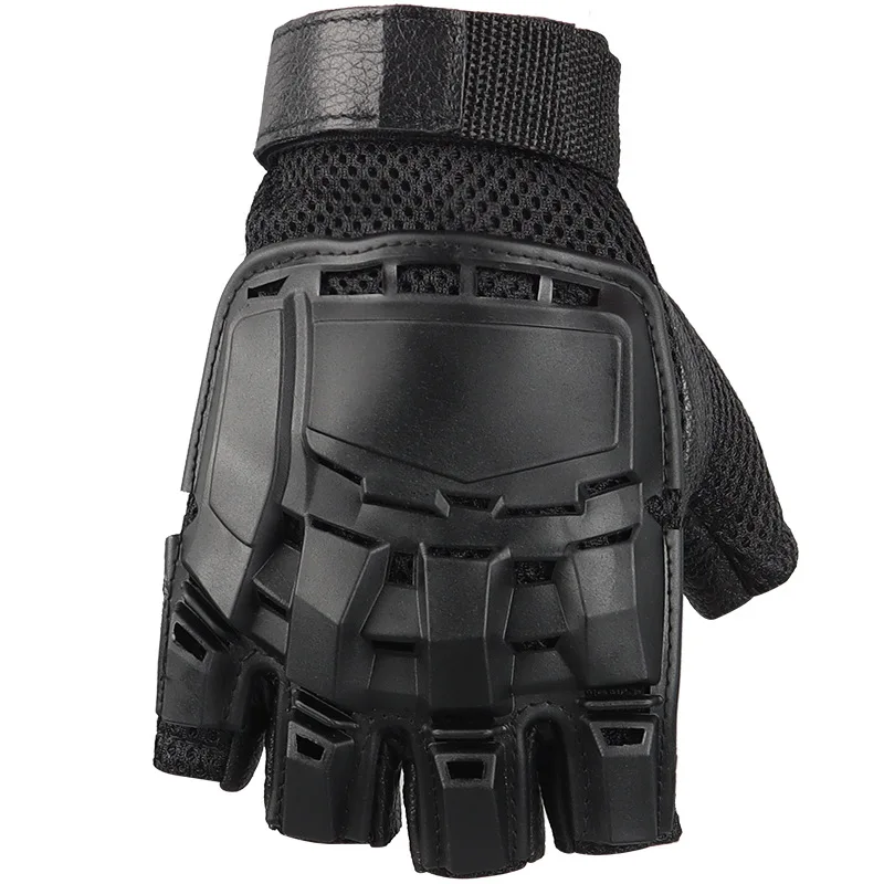 Outdoor Training Transformer Tactical Glove Men Motorcycle Riding Mountain Protection Half Finger Anti-slip Sports Fitness Glove