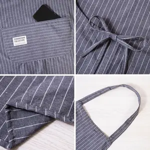 Einfache -schwierige Küchenschürze mit Taschen, Polyester Küchenschürze, Schutz für Hauskleidung für Chief Cook, 1PC 12 Hauptverkaufsmaler -Kleidung - №4