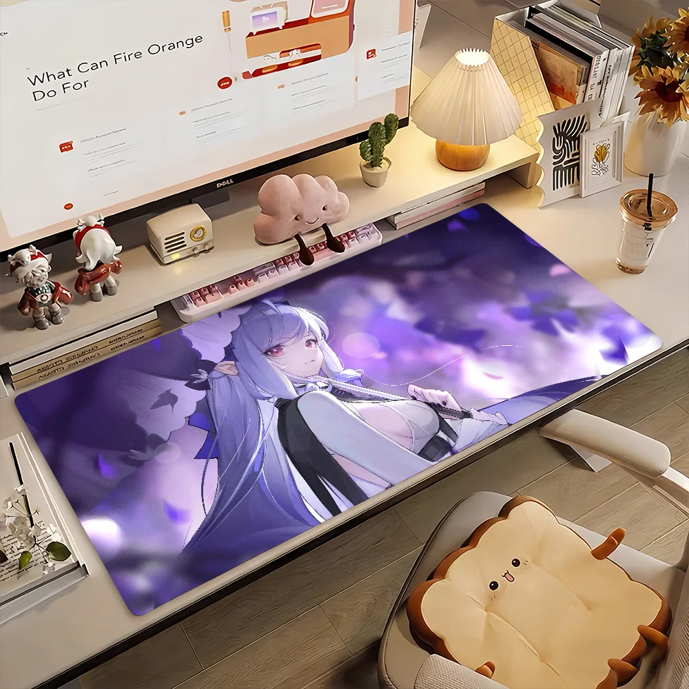 Game ZZZ Vivian Mouse Pad Non-slip Rubber Gamer Balance Computer Mat Decoracion Deskmat Laptop Office Large