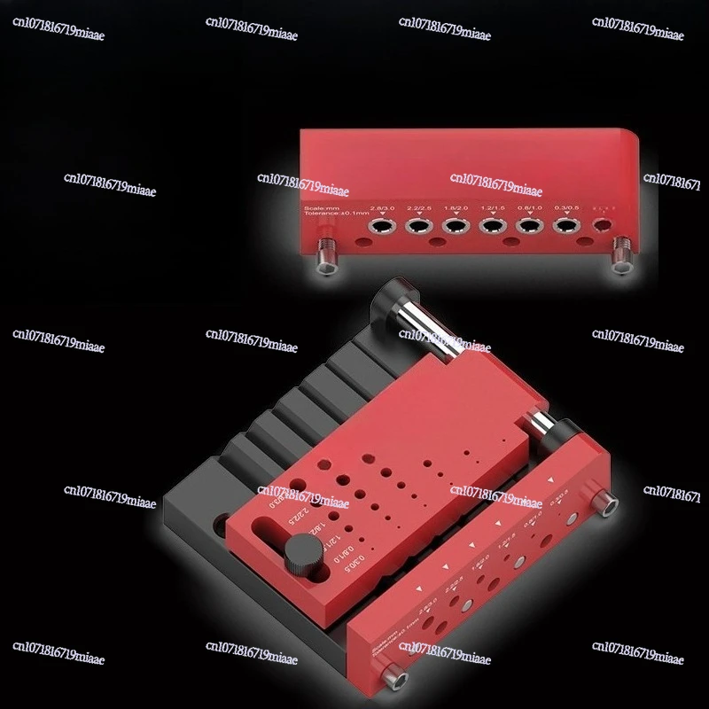 

Зажим (1-4 мм | Направляющая для сверла 0,5-3,0 мм) Инструмент для позиционирования центрального сверления круглого стержня для настройки модели