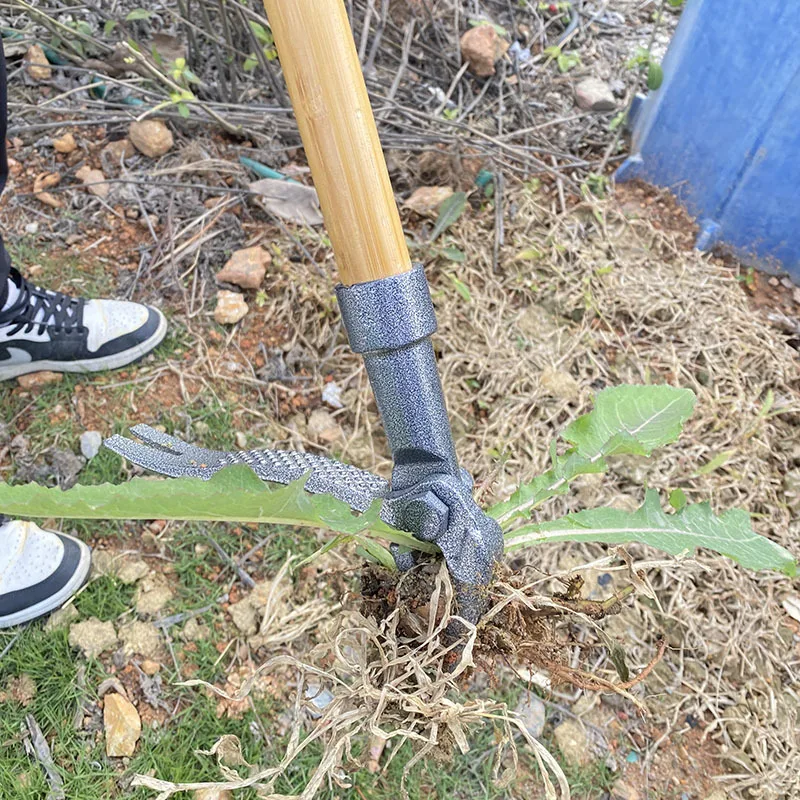 Imagem -05 - Portátil Iron Weed Extrator com Pedal Ferramenta Removível Garra Weeder Removedor de Raiz Ferramentas de Jardim ao ar Livre