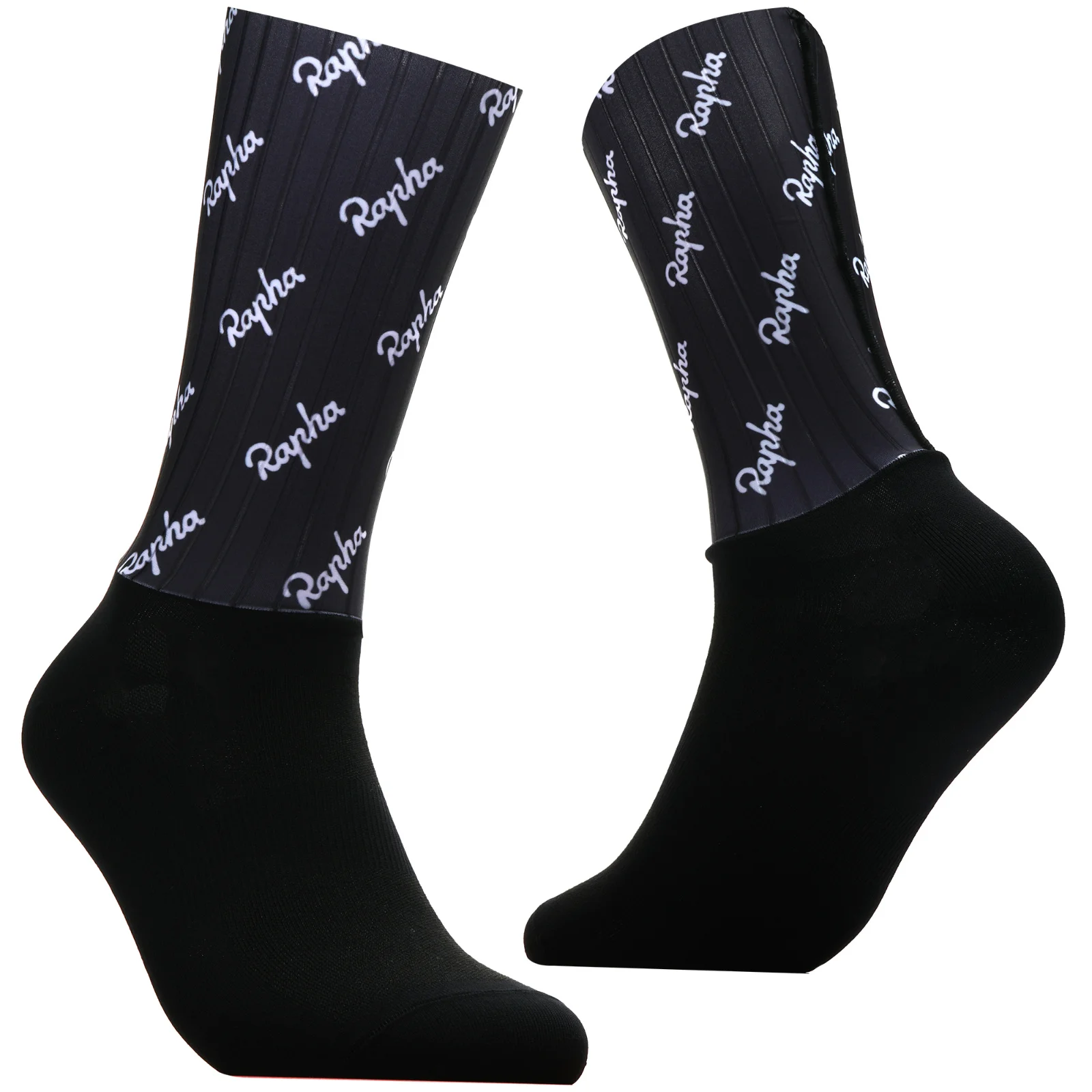 Chaussettes de sport de compression coordonnantes sans couture Aero Team, chaussettes de vélo de route, chaussettes de vélo de course en plein air,