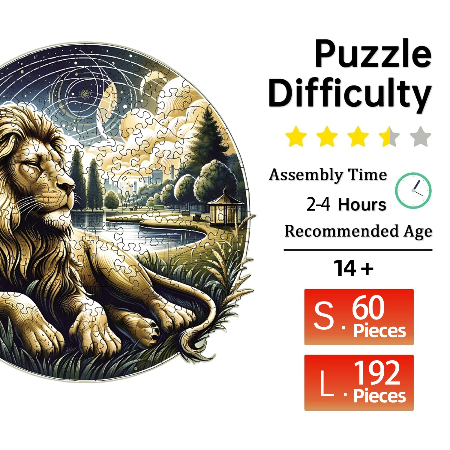 خط الألغاز الخشبية بانوراما للبالغين ، قطع فريدة من نوعها على شكل لعبة الأسرة ، هدية عيد الميلاد ، ديكور المنزل