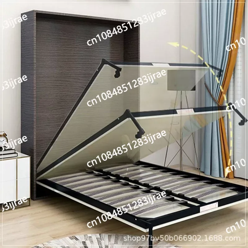 Hidden Bed Folds Forward, Flips Sideways, Hides Down, Flips Over The Wall, and The Wardrobe Hides The Wall