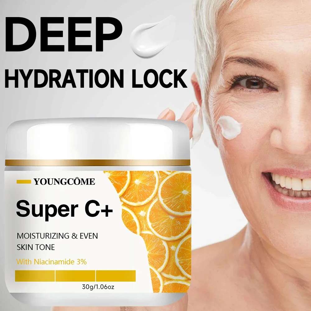 YOUNGCOME VC كريم وجه مرطب ترطيب عميق تفتيح ثبات مكافحة الشيخوخة النساء كريم وجه تجميل الوجه العناية بالبشرة #5