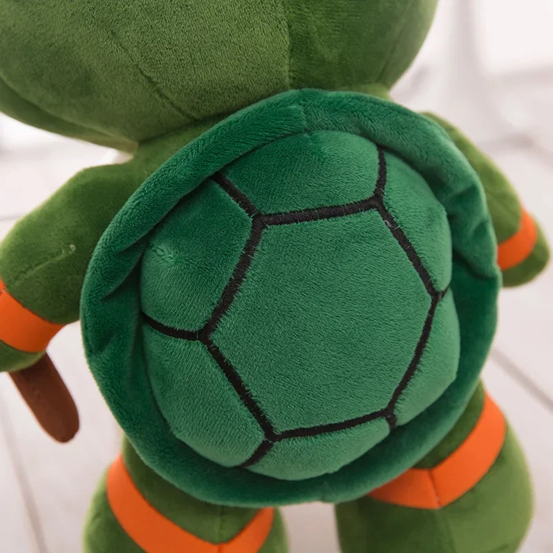 TMNT-Peluche Teenage Mutant Ninja Turtles pour Fille et Garçon, Cadeaux Kawaii, Mignon, Créatif, Anime Butter, 25 cm, 35cm