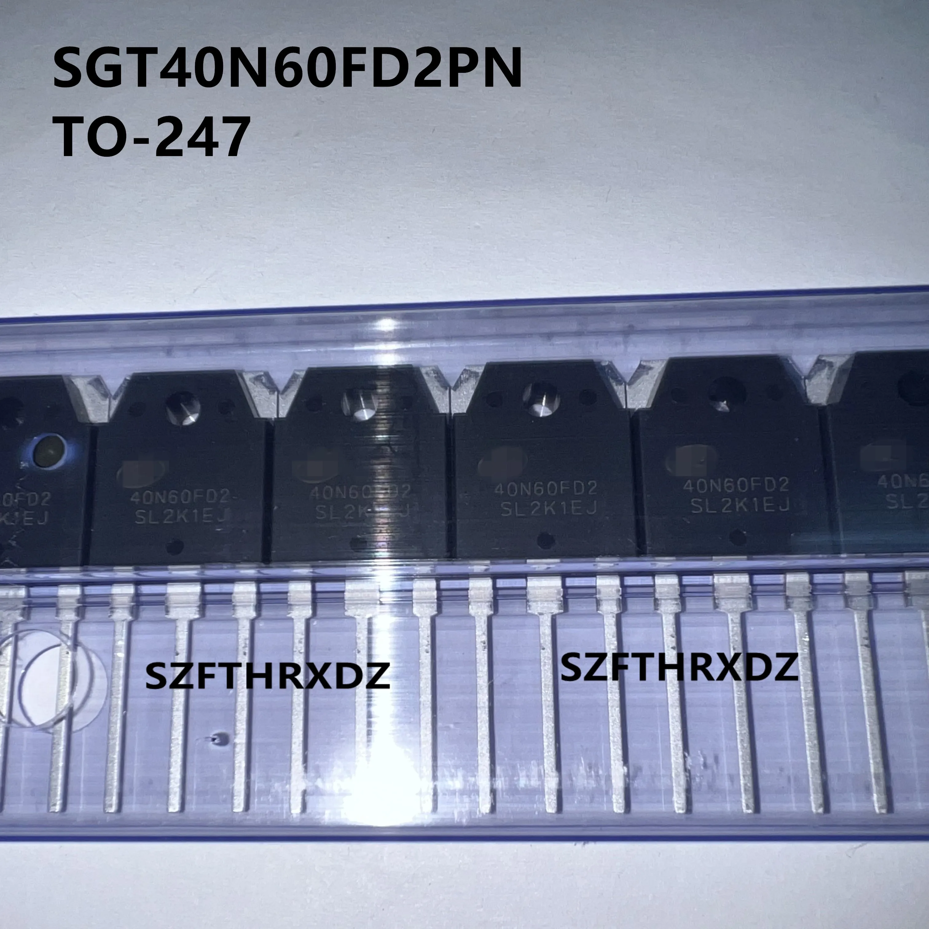 SZFTHRXDZ 10pcs  100%  New Imported Original SGT40N60FD2PN 40N60FD2 TO-247 IGBT Tube 40A 600V