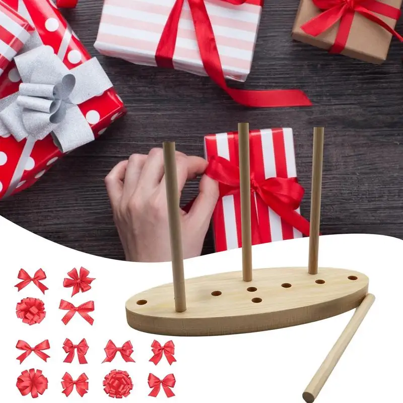 Wooden Bow Maker Bowmaker For Crafts Wooden Christmas Bow Wreath Maker Tools For Christmas Bows Hair Bows Holiday Wreaths