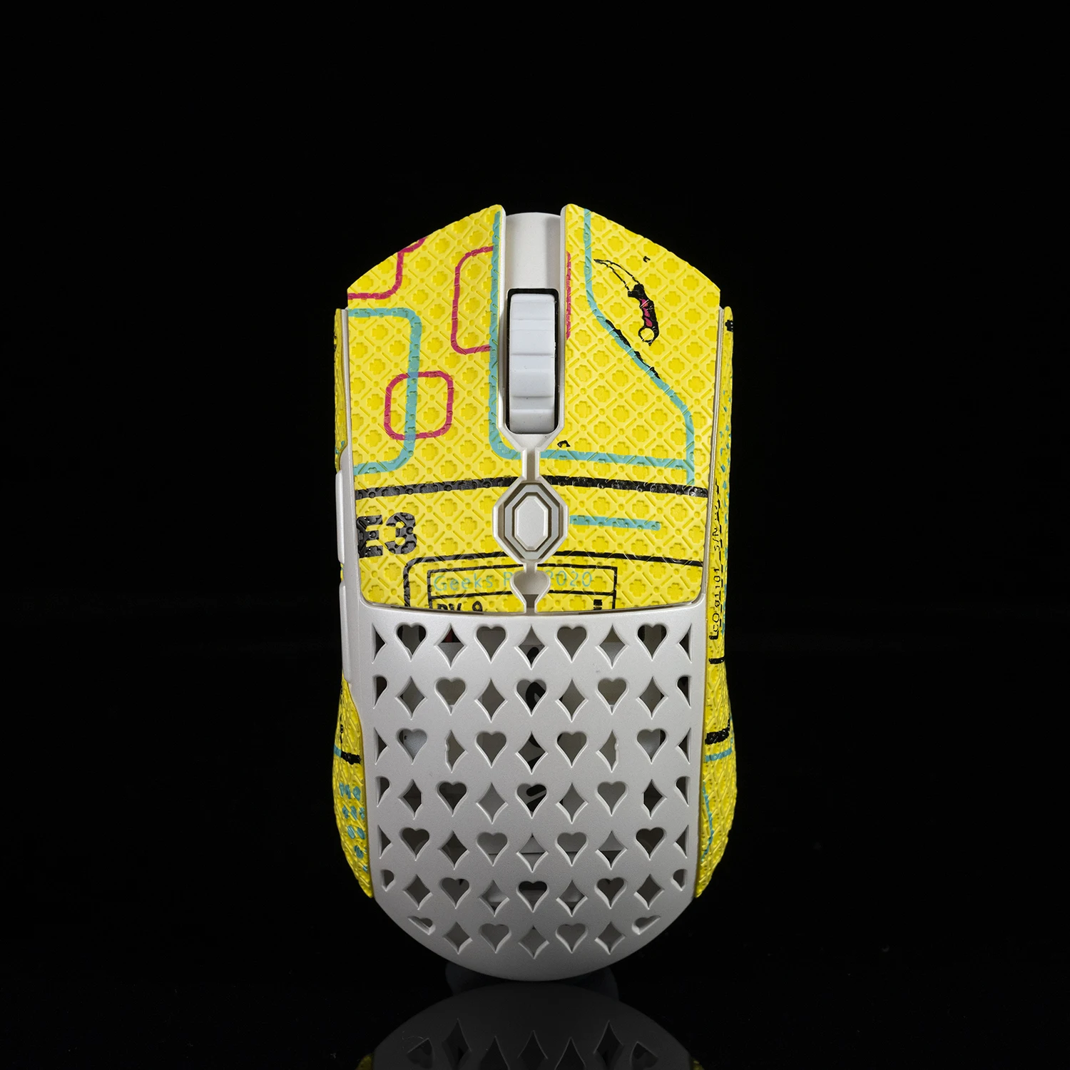 BTL Mouse Grip Tape Skate Handmade Sticker Non Slip Lizard Skin Suck Sweat for Gretxa Without Mouse