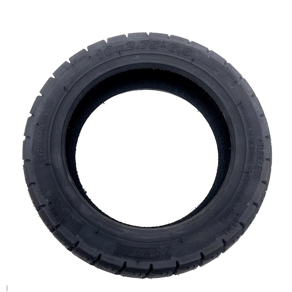 Xuancheng 10x2.75-6.5 Tubeless Tire 10x2.70-6.5  255x70 Off-Road Vacuum Tyre for Electric Scooter 10 Inch Pneumatic Wheel Parts