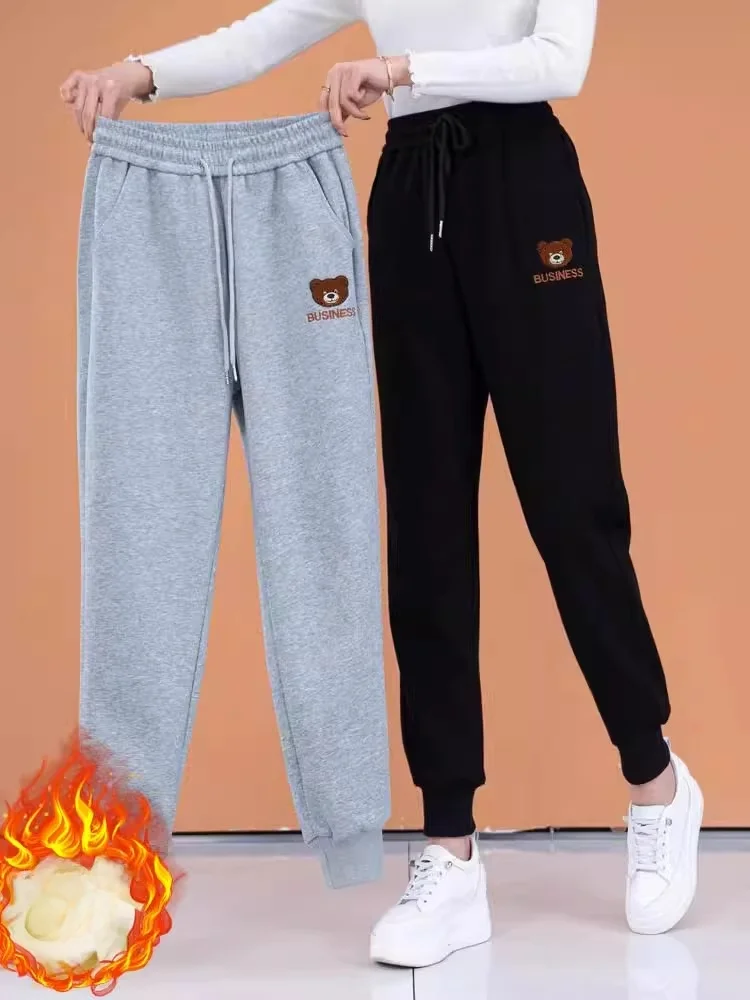 

Женские спортивные брюки Thiened Fce, брюки с высокой талией, повседневные спортивные штаны Harlan, утягивающие прямые брюки, осень-зима