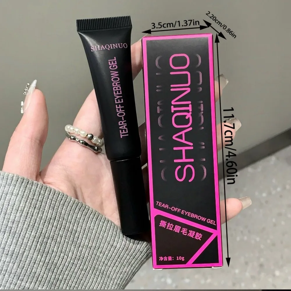 3色の角質除去効果のあるセミパーマネントな剥がせるアイブロウクリーム、防水性と転写防止で、ふっくらとしたクリアな眉を作成します。