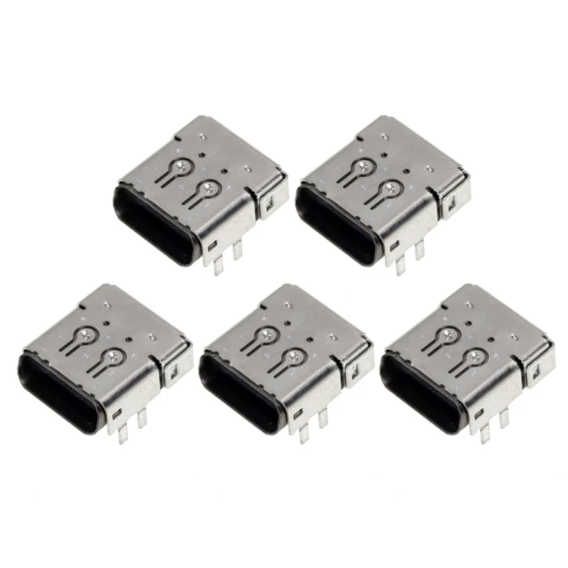 

5pcs Replacement USB C Type-C Charging Port Power Jack Socket Connector for Xbox Series S X Controller Charging Accessory