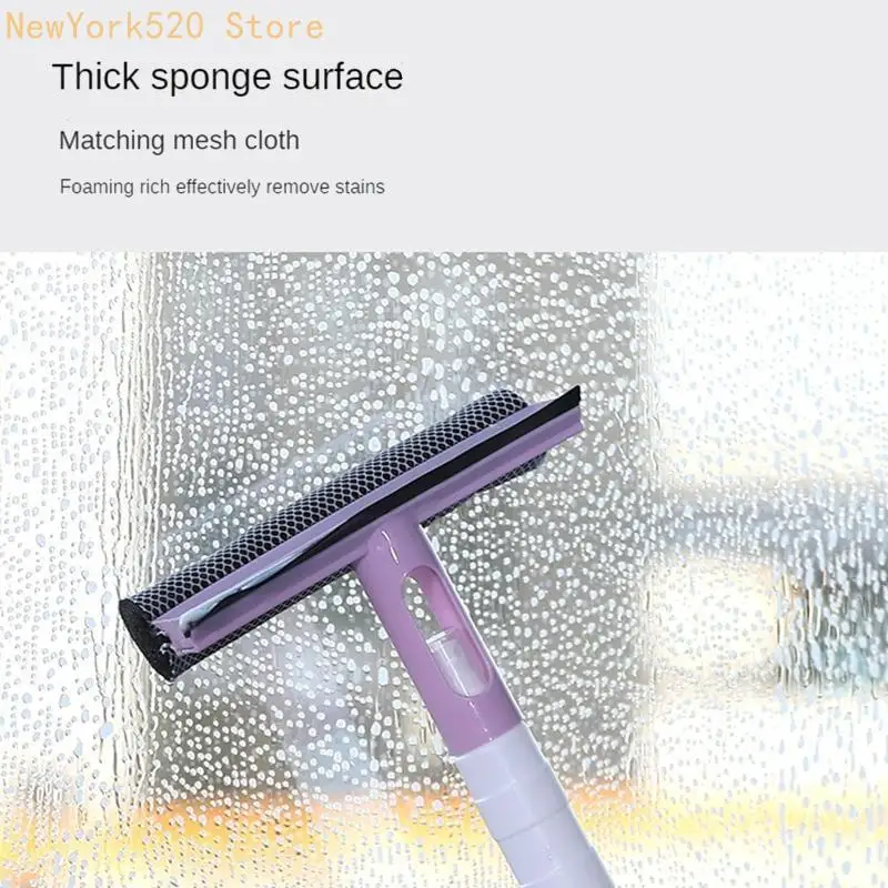 3 in1 Scrape Wiper Window Glass Brush Cleaner Washing Scraper for Bathroom N84C
