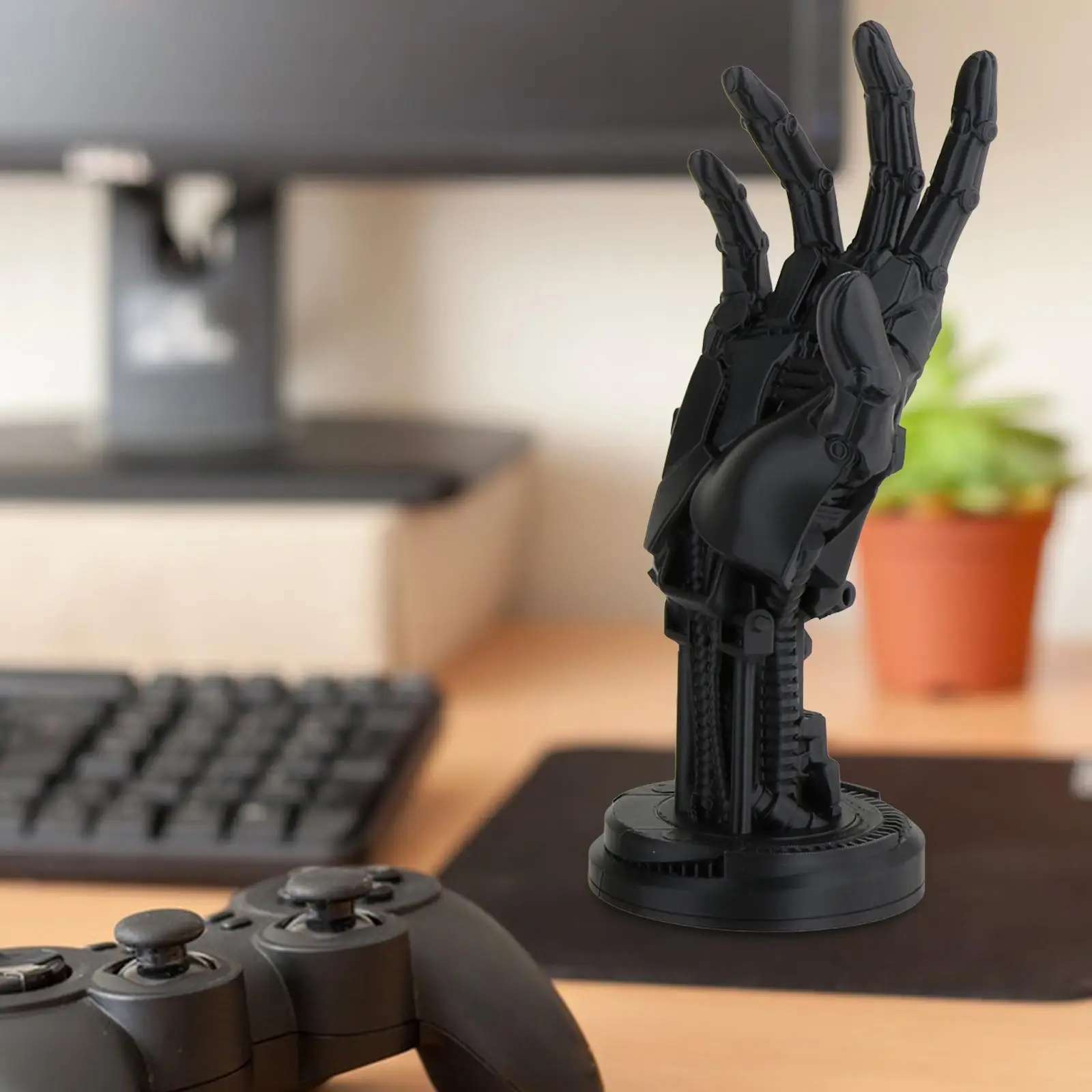 Game Controller Stand Mechanical Hand Statue Creative Convenient Easy to Use