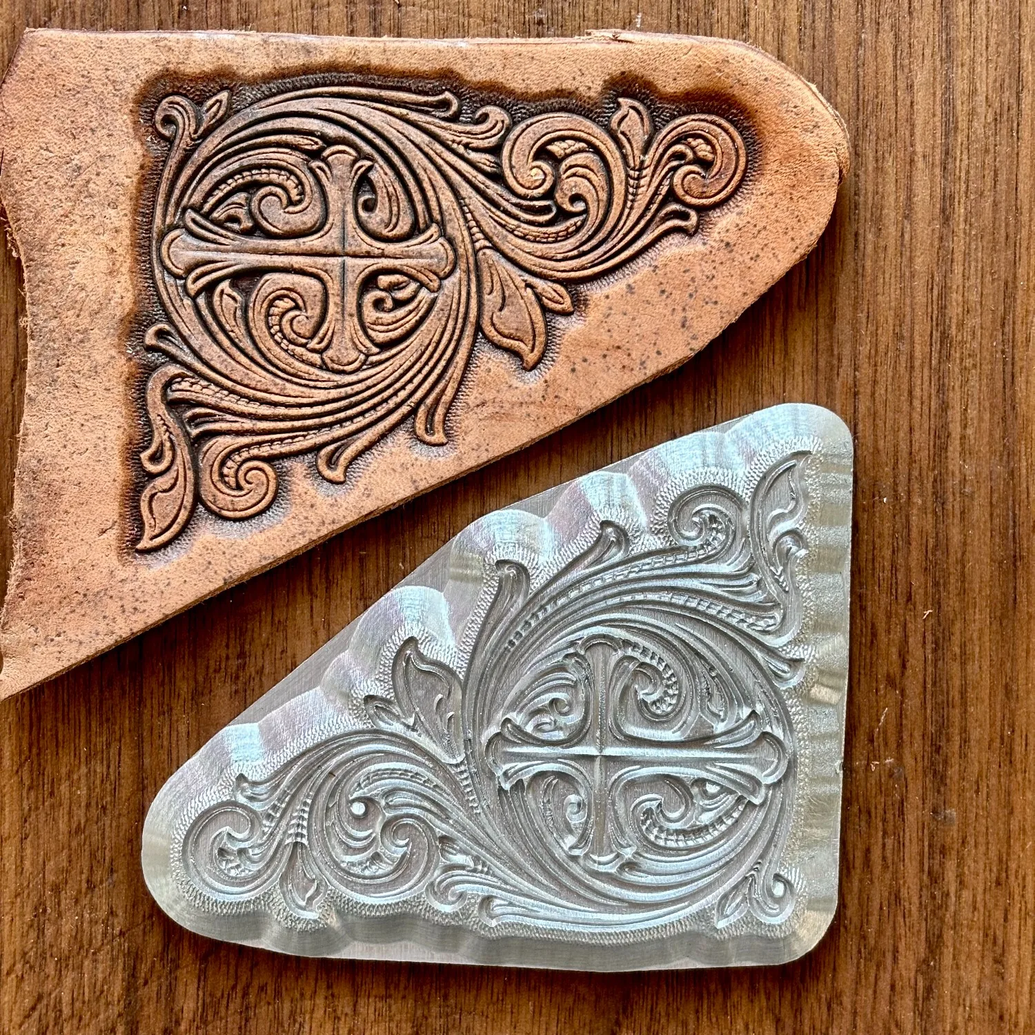 3D Cross Border Flower Design Leather Embossing Stamp Metal Stamping Tool Carving Shaping Molds Leathercraft Cold Pressing