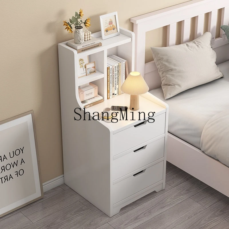 

FG Modern Simple Small Simple Household Multi-layer Shelf Bedroom Seam Storage Cabinet