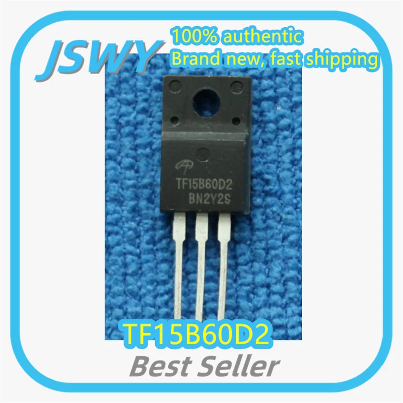 

(10/50 pcs) TF15B60D2 TO-220F MOSFET Genuine stock, brand new Electronics