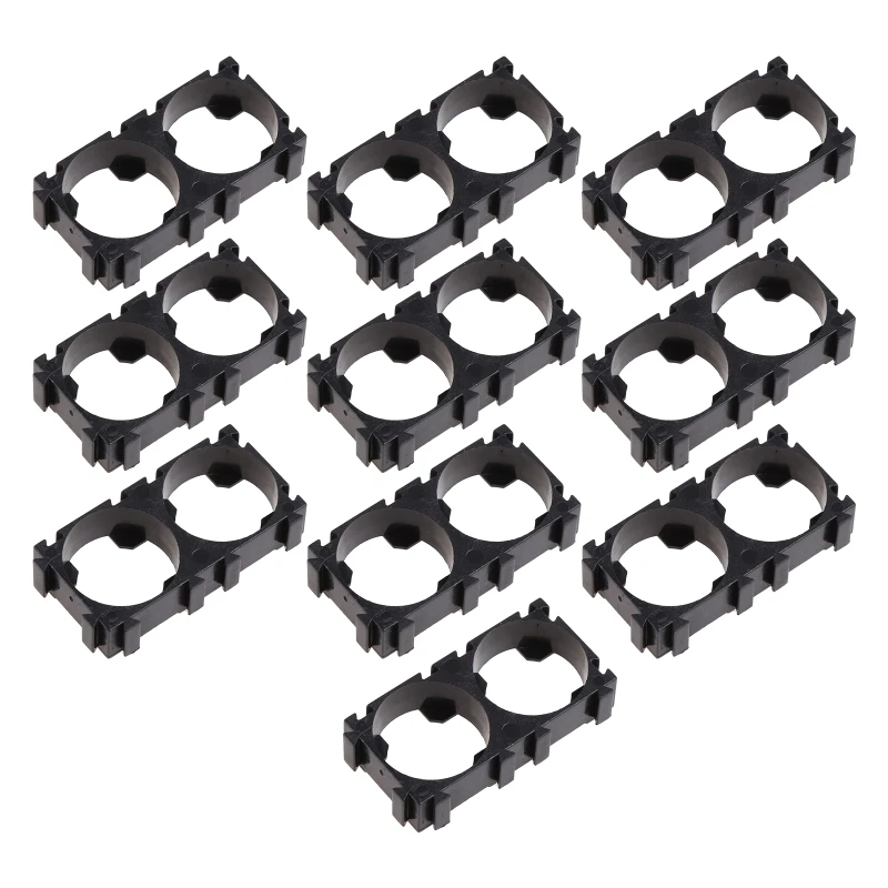 10 Pcs 18650 Battery Pack Holder Bracket Cell Safety Anti Vibration Plastic Brackets for 18650 Batteries Drop Shipping