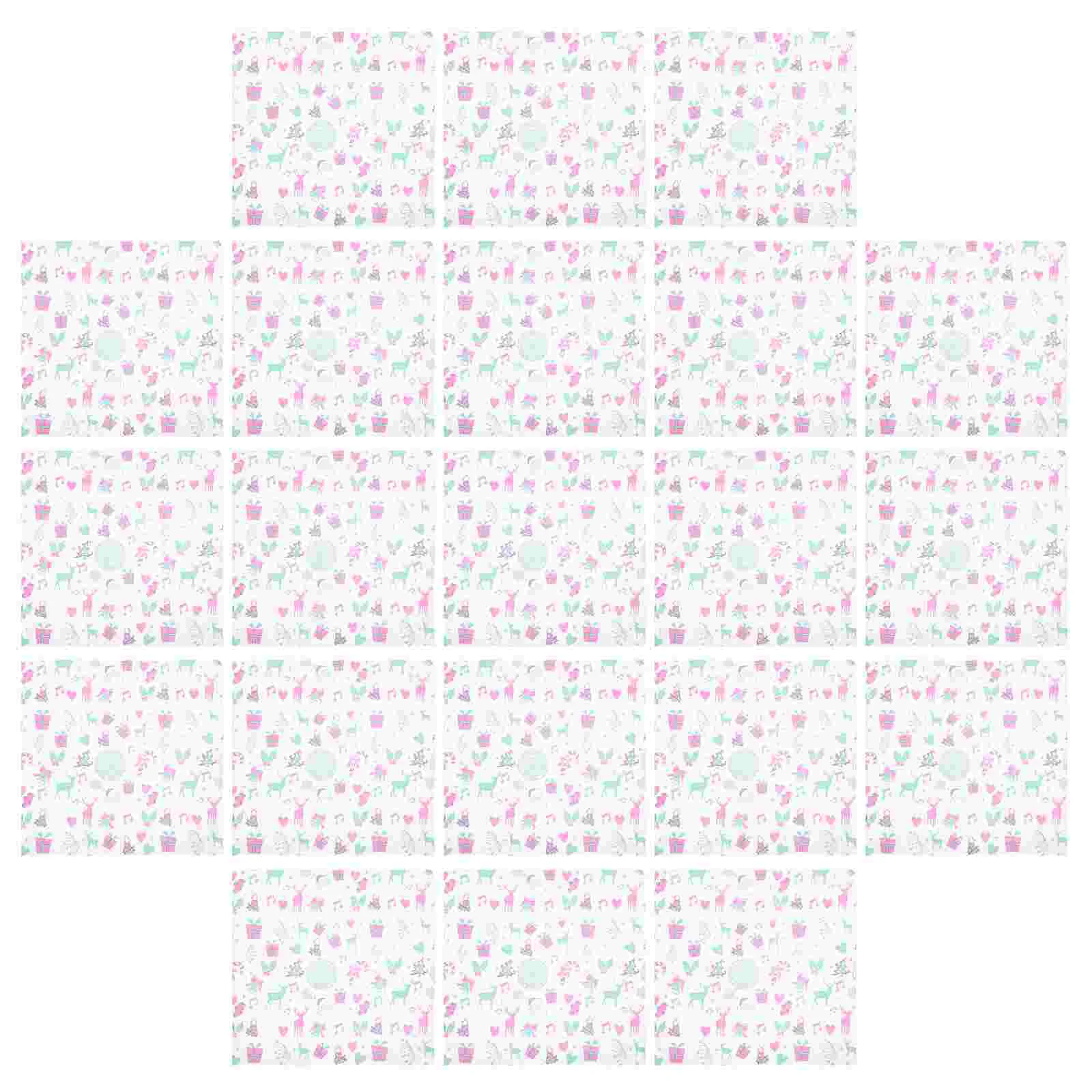 

100 Sheets Christmas Wrapping Paper Bread Sandwich Multi-function Greaseproof Fries Compact Cheese