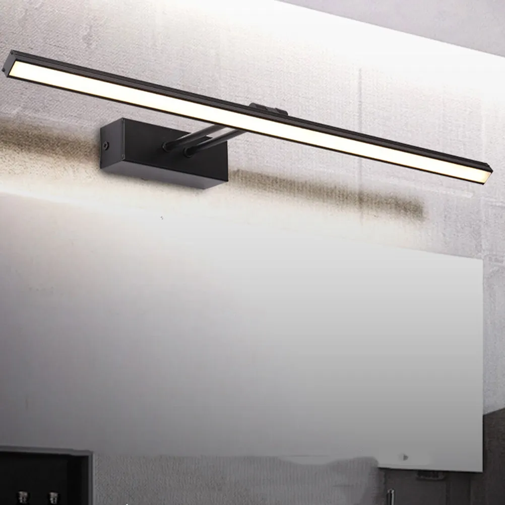 Vanity Light for Bathroom Mirror Wall Mounted LED Fixture Lightweight Aluminum Pc Material Simple Style Ideal for Portrait
