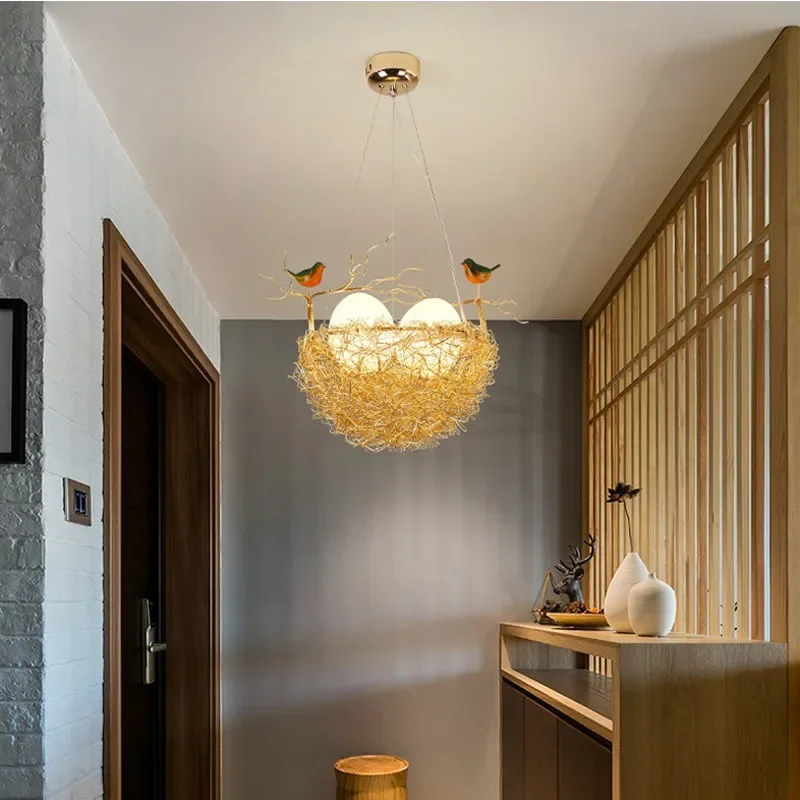 Pendant light, fashion designer, modern simple personality balcony light, light luxury corridor light