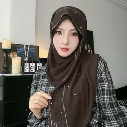 Muslim Young Girls Instant Novelty Fashion Hijab Wraps
