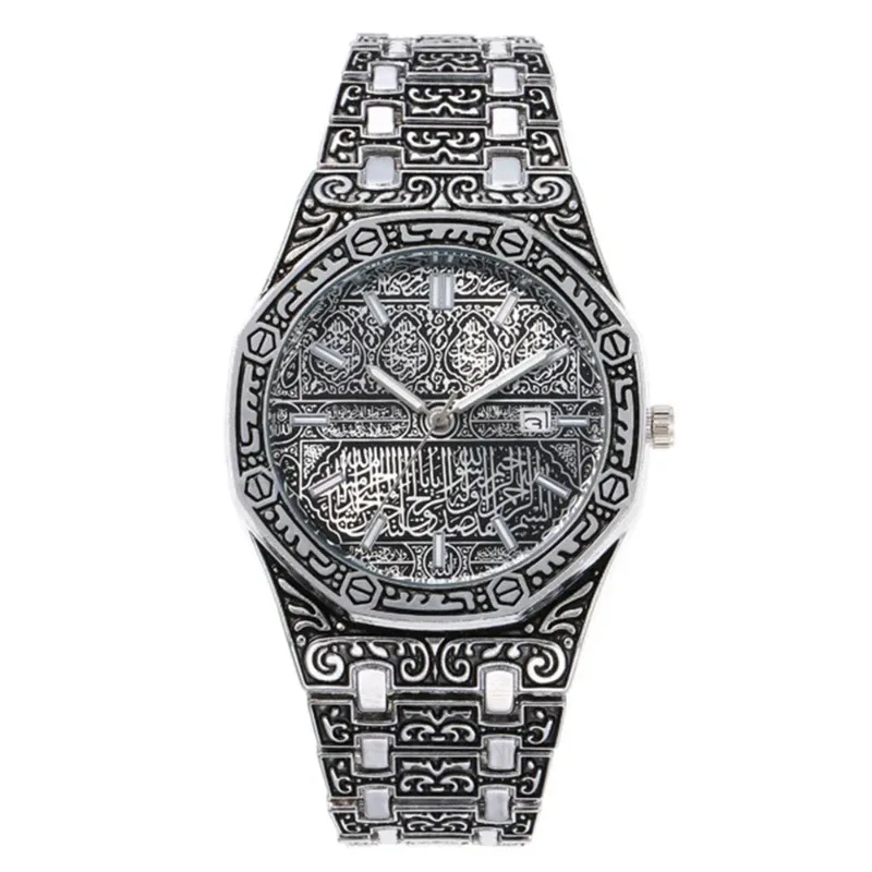 Новые роскошные мужские часы, модные мужские часы из нержавеющей стали, кварцевые наручные часы с календарем, деловые часы, мужские часы Relogio Masculino