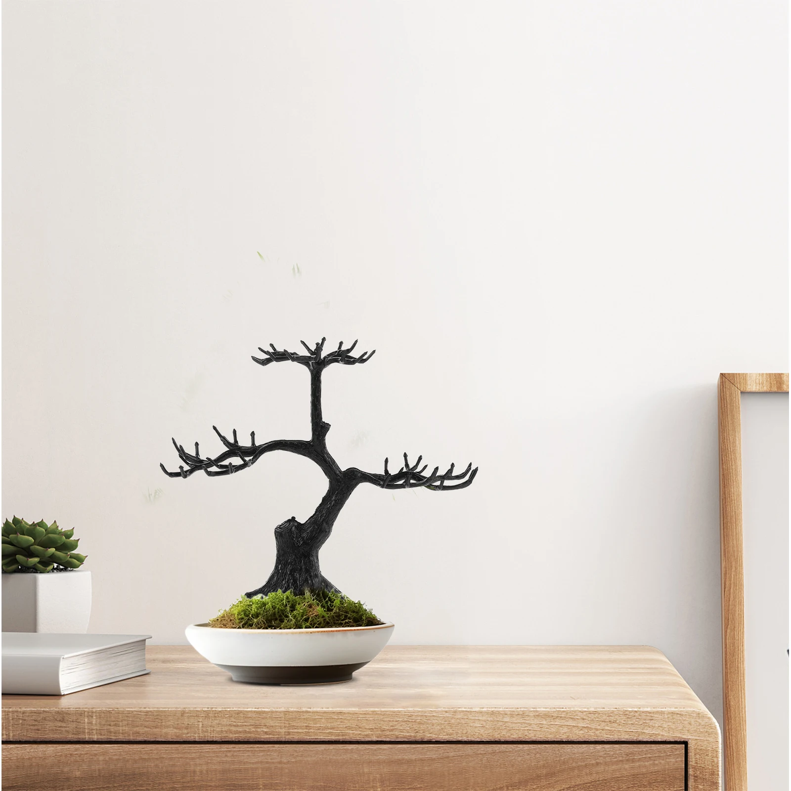 

2Pcs Lifelike Artificial Branches DIY Pine Bonsai Decorative Faux Stems for Home Office Table Farmhouse Arts Crafts