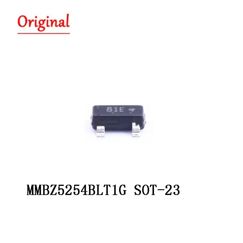 50pcs MMBZ5254BLT1G Marking:81E MMBZ5254 MMBZ5254B SOT-23 NEW and Original