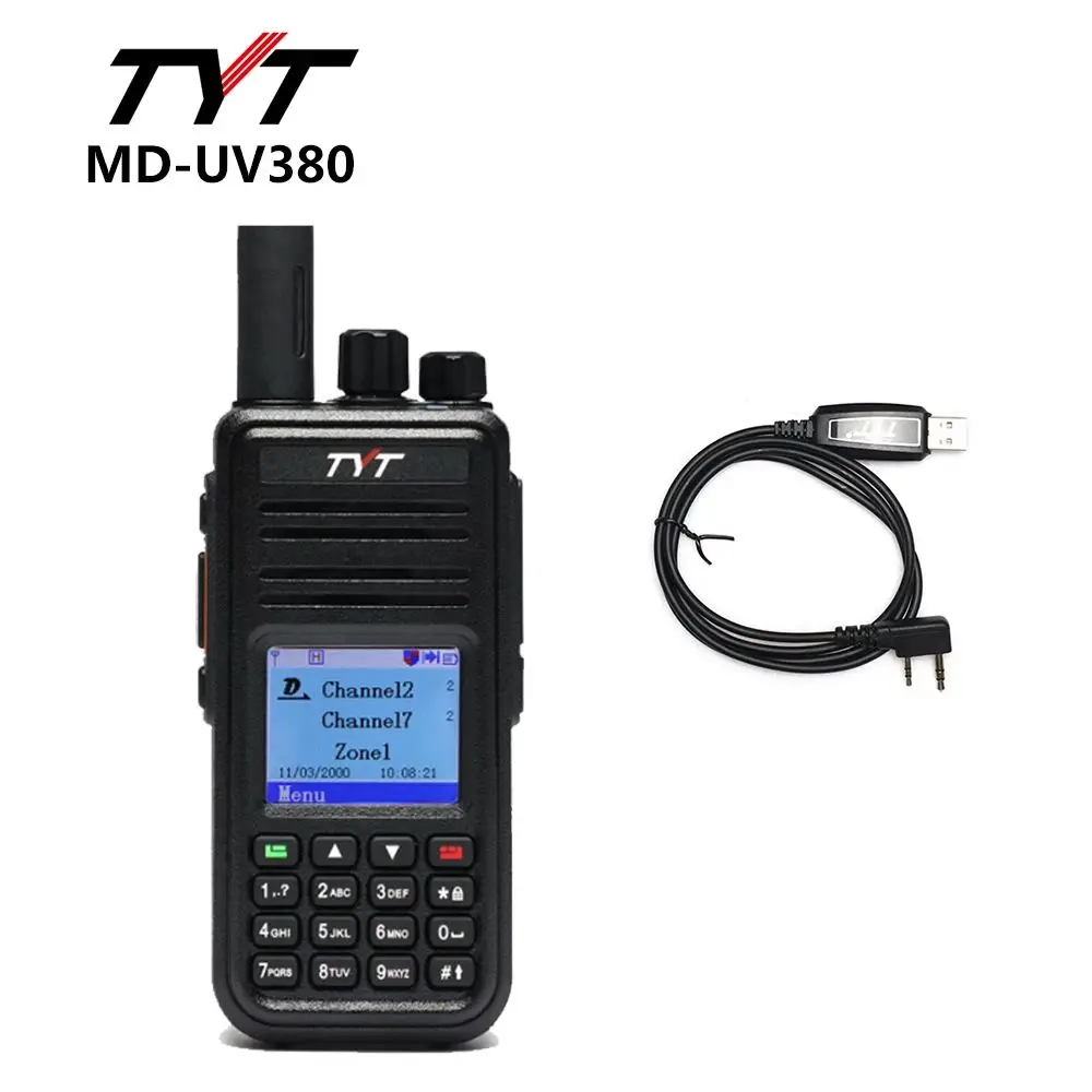 TYT UV380/UV390 GD77 Distance Professional Commercial and Civilian High-power Outdoor Self Driving Tour Handheld Radio Intercom