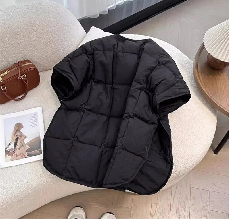 

Spring Autumn Cotton and Linen Sleeveless Elegant Women's Vest Jacket Fashion Temperament Ladies Short Vest Coat