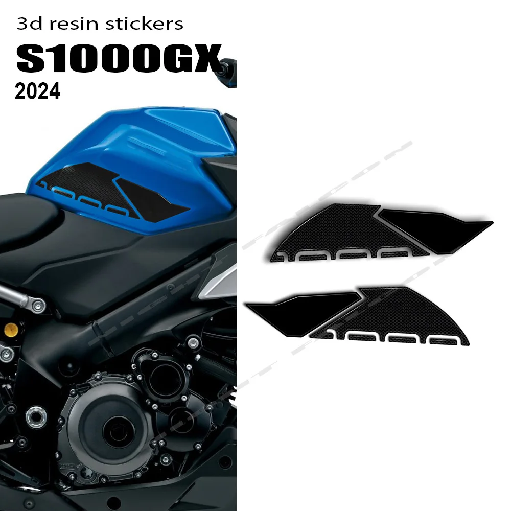 3D Stickers for GSX-S1000GX 2024 Motorcycle Accessories Tank Side Protectors