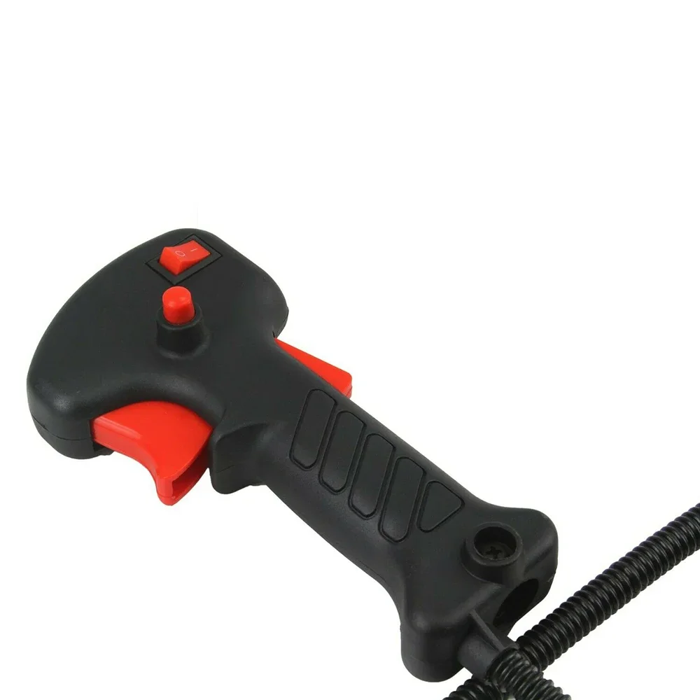 Peças de ferramentas elétricas, interruptor de aparador de cordas, aperto do acelerador, cortador de escova, alça de grama, gatilho do acelerador, quintal, jardim ao ar livre