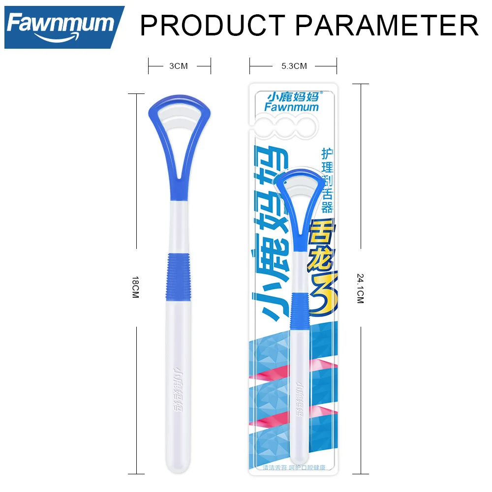 Fawnmum Silicone Tongue Scraper Cleaning Brush Food Grade Oral Care To Keep Fresh Breath 6Color Pack Tongue Clean Tongue Scraper