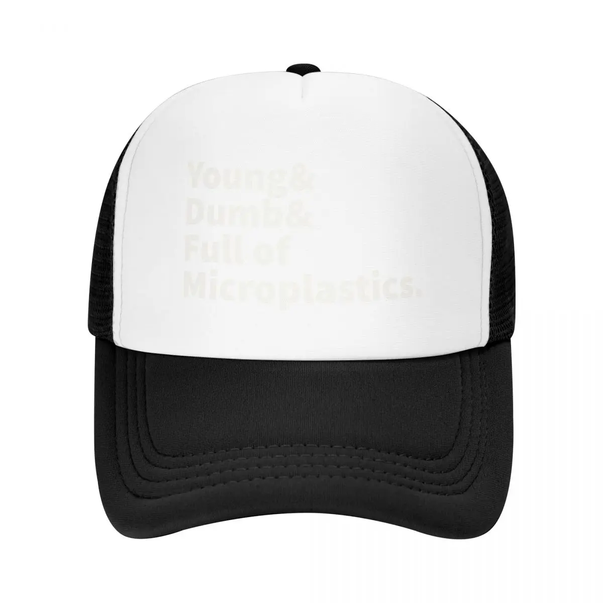 

Young Dumb and Full of Microplastics Baseball Cap fishing hat Designer Hat Hat Beach Women's 2025 Men's