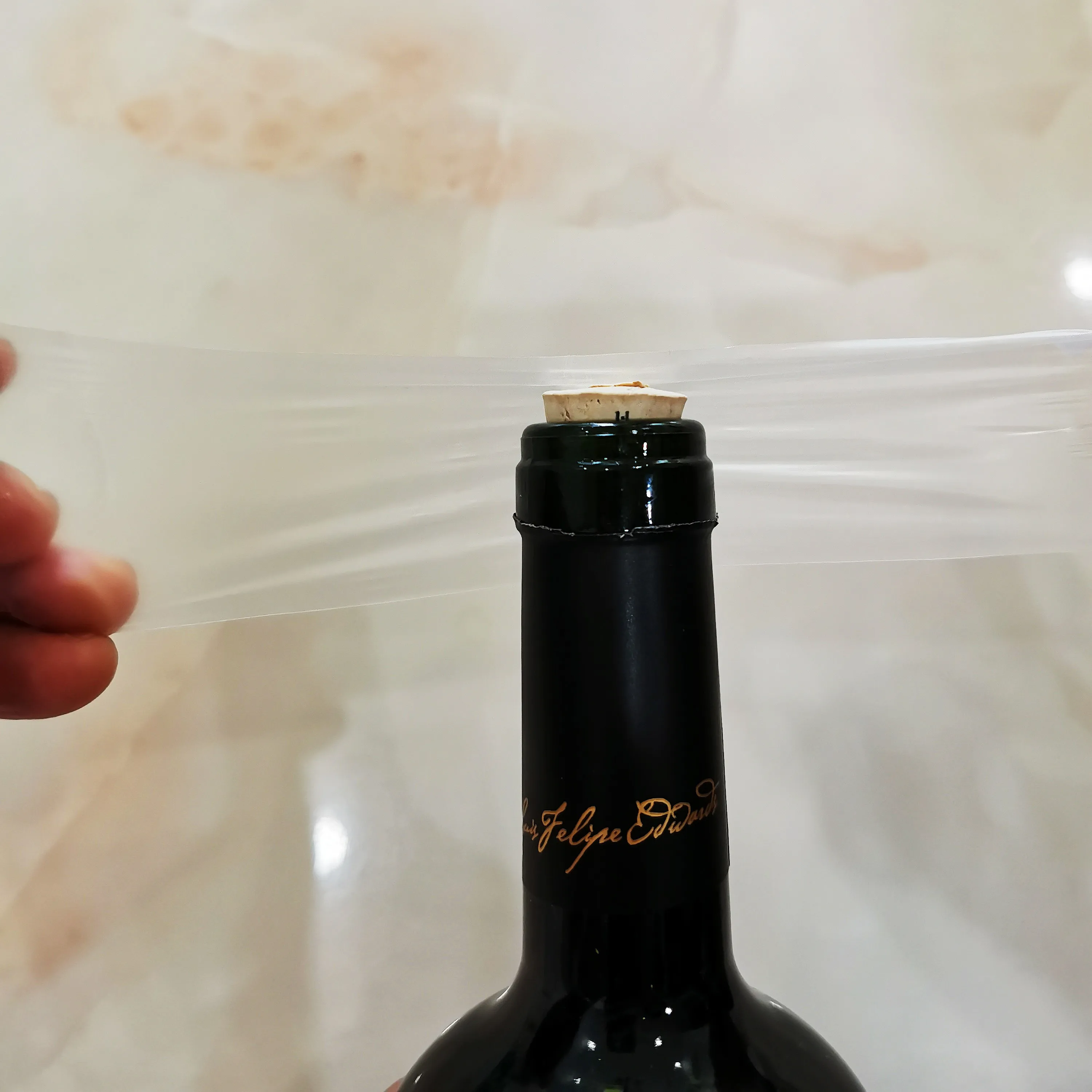 Rouleau Scellé pour Bouteille de Champagne et Vin Rouge, Film de Laboratoire à Usage Unique, Conserve la Fraîcheur et la Poussière, pour Parafilm M Pm996