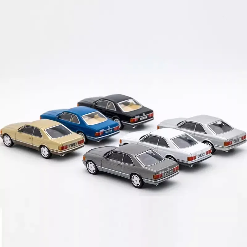 DCT 1/64 Mercedes Benz 500SEC Diecast Automotive Model Ornaments Cas Toys Gift Decorations