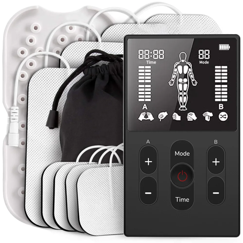 

EMS Massager, Muscle Stimulator , TENS Unit for Body Toning Fitness Recovery, Electric Muscle Massage Gun for Home Use