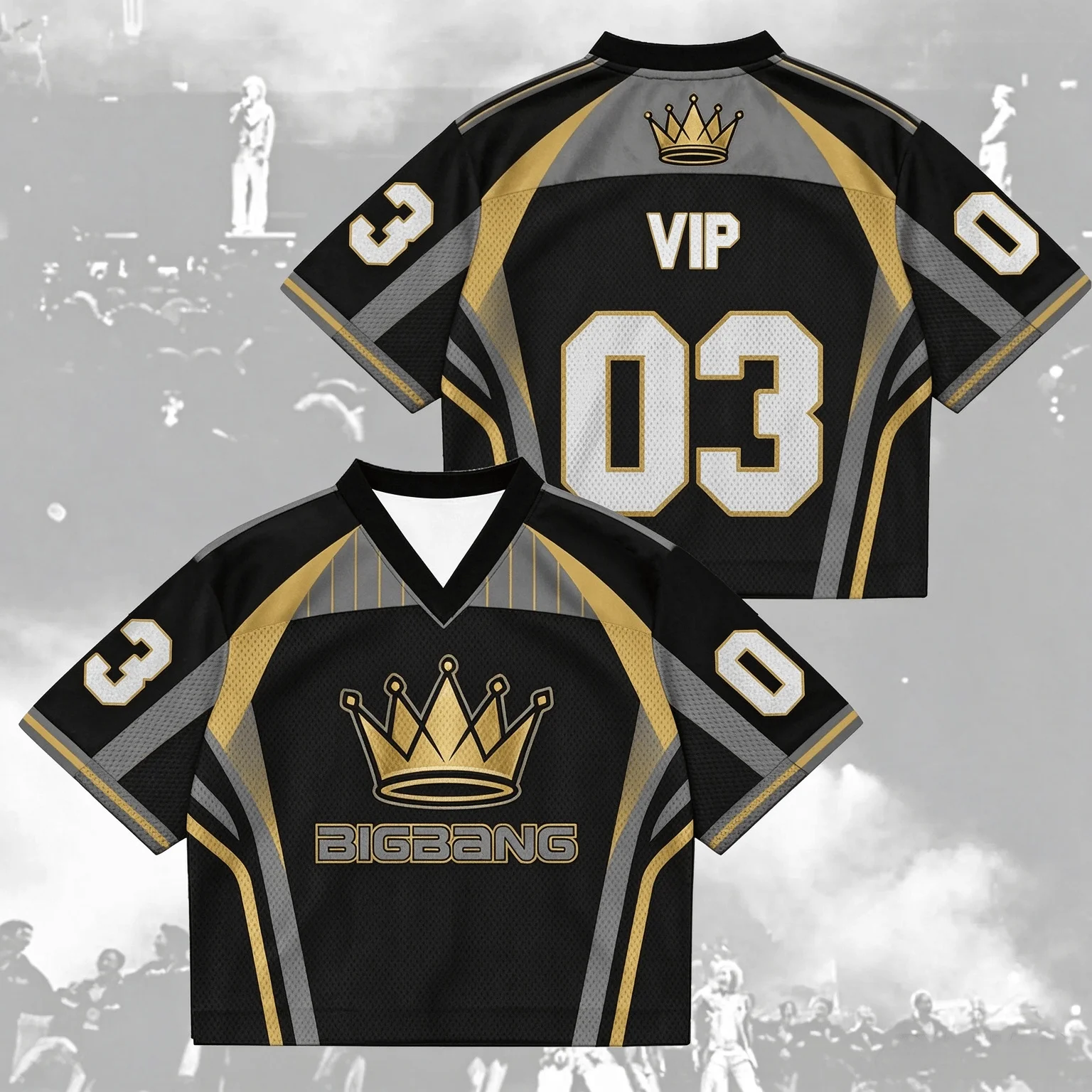 2026 Hot Sale BIGBANG Concert Style Fan Jersey Shirt G-Dragon Taeyang The Throne Collection T Shirt Casual Wear Men Women Kids