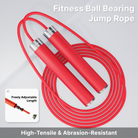 Boxing Jump rope sport Excercise Adults lose weight Diet Length Adjustable Jumping Rope for Beginners Dual Ball Bearing Design