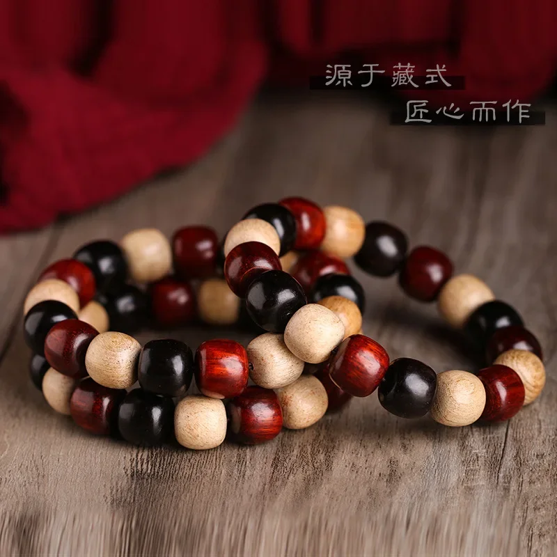 Bracelet de perles multi-sagesse pour hommes et femmes, perles de type ancien, dépliant Sinan doré, perles de Bouddha RosFrederick, cadeau élégant