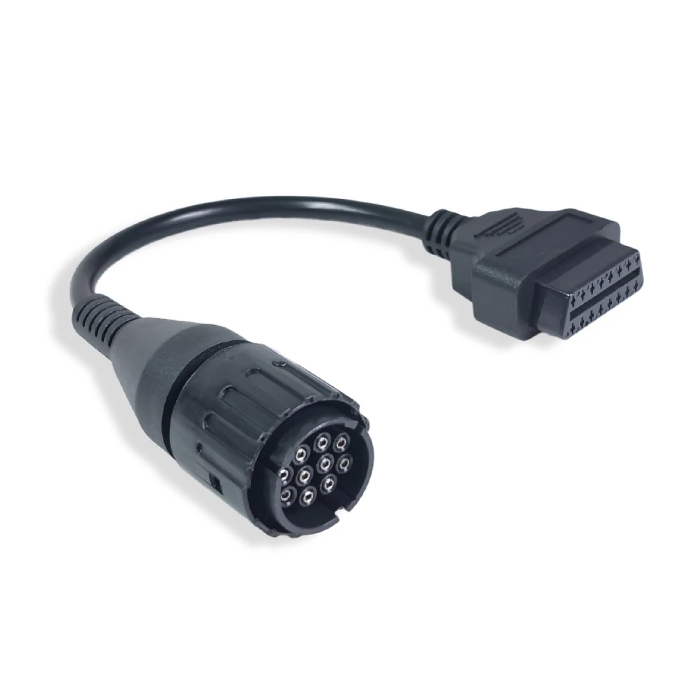 For BMW 10PIN Cable Adapter OBD2 OBDII Diagnostic Cable 10PIN to 16Pin Adaptor for BMW Motorcycle