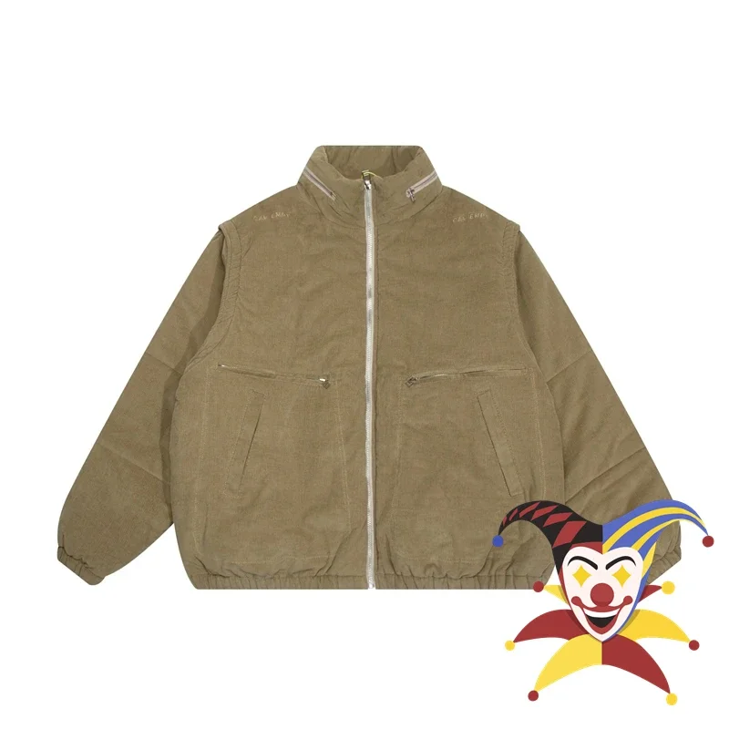 

CAVEMPT Vintage Corduroy Two-piece Detachable Cotton Suit Jacket For Men Women CAV EMPT Coat