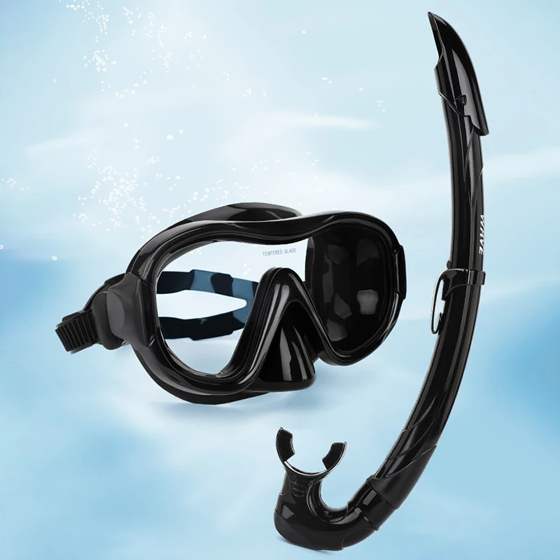 

Маска для подводного плавания для взрослых, незапотевающая модная с большой оправой HD, Оборудование Для Сноркелинга, очки для дайвинга на все лицо